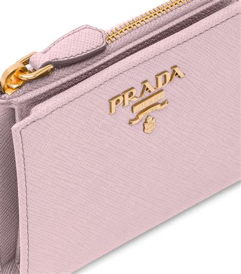 saffiano leather wallet womens ysl blush|Prada Saffiano Wallet .